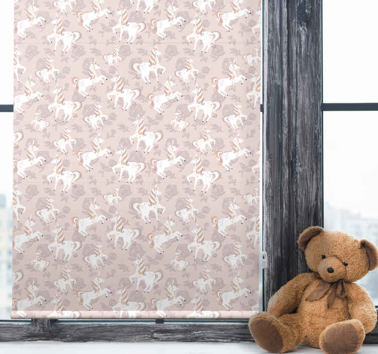 Beige unicorn fantasy blind children - TenStickers