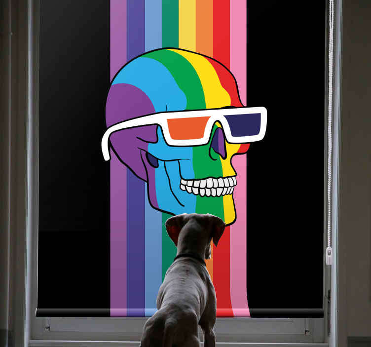 Lgbt väri kallo muu rullaverhot - Tenstickers