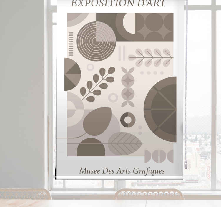 Expozícia grafickej klasickej rolety - Tenstickers