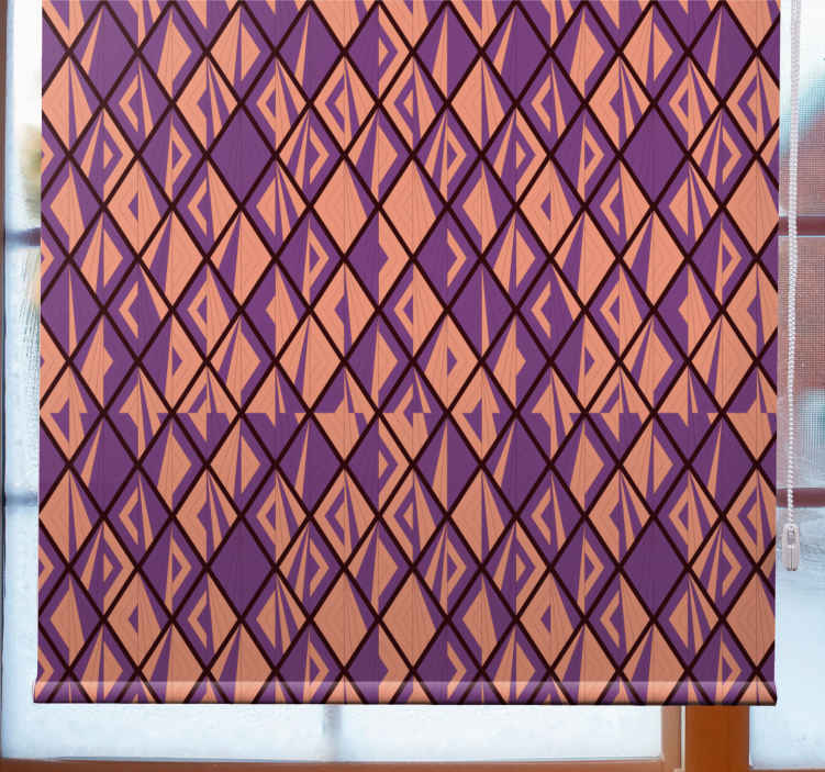 Estor patrón Morado estilo africano.