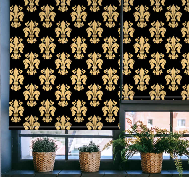 Fleurdelis Classic roller blind TenStickers
