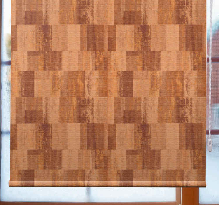 Cortina roller textura patrones de madera natural - TenVinilo