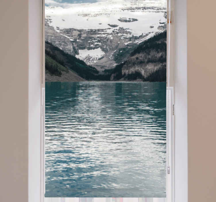 Stores originaux Rivière de paysage de montagne 3d TenStickers