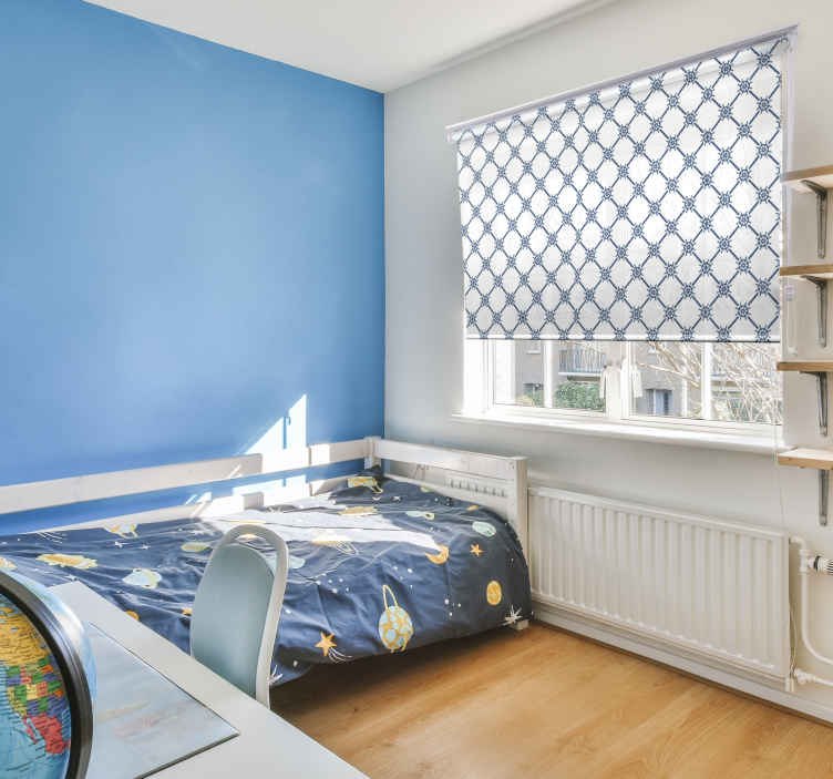 Marine pattern kids roller blind - TenStickers