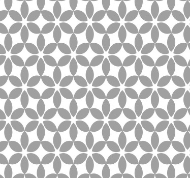 Gray and white pattern bathroom roller blind - TenStickers