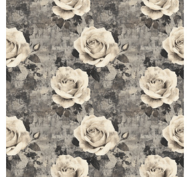 Estore de rolo para cozinha flores de marmur - TenStickers