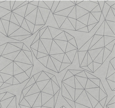 Gemstone silver gloss bathroom window blind - TenStickers