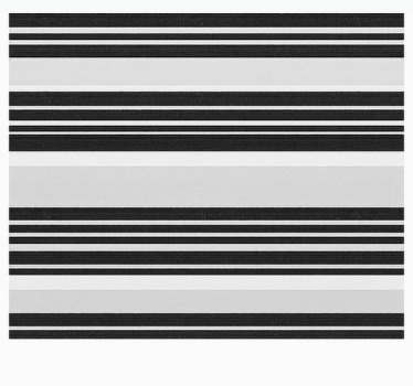 "Righe Bianco Nero" bathroom window blind - TenStickers