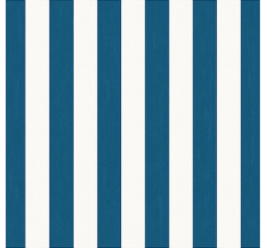 Azure blue stripes bathroom window blind - TenStickers