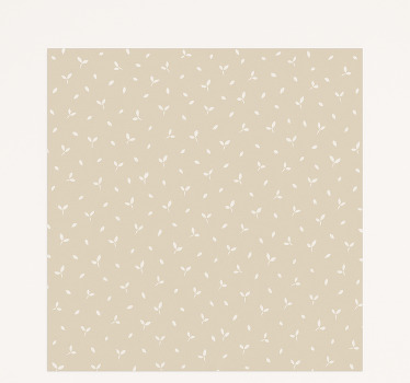 Beige leaves motif blind children - TenStickers