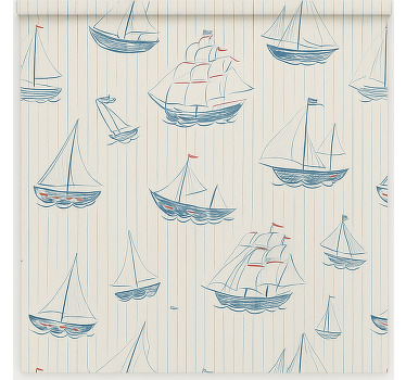 Drawing boats design blind children - TenStickers