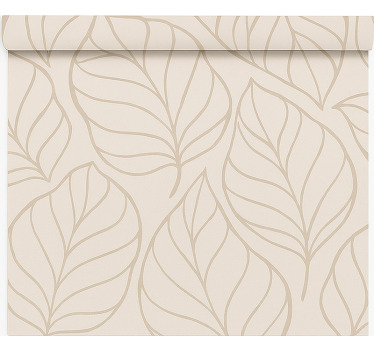 Beige and white pattern bathroom window blind - TenStickers