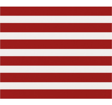 Red horizontal stripes blind children - TenStickers