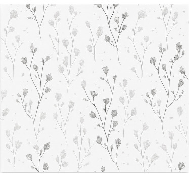 Store enrouleur salon branches botaniques minimalistes - TenStickers