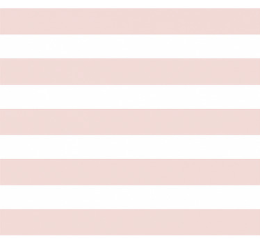 Estor enrollable infantil rayas blancas y rosas - TenVinilo