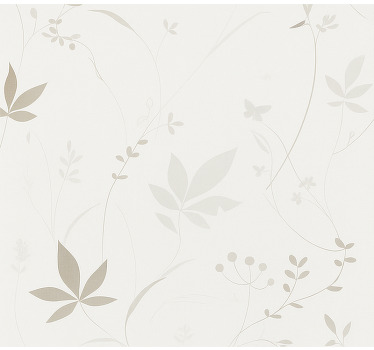 Rollo Fenster Flur minimalistisches blumenmuster - TenStickers