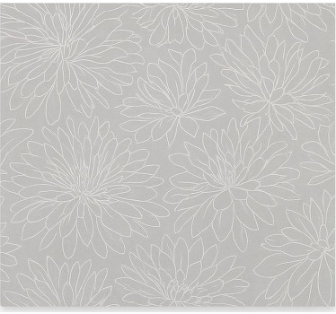 Store enrouleur salon motif floral transparent - TenStickers