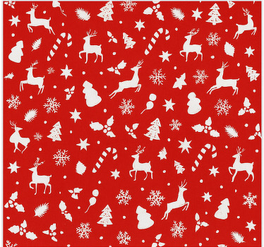 Store enrouleur salon motif de père noël pastel - TenStickers