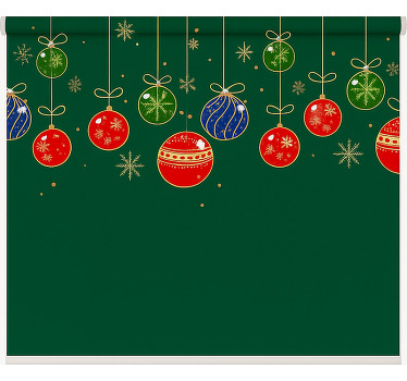 Store enrouleur salon lumières de boules minimalistes - TenStickers