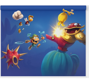 Store enrouleur geek affrontement de bataille de jeu - TenStickers