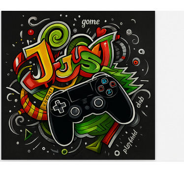 Store enrouleur geek graffiti juste une manette de jeu - TenStickers