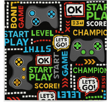 Store enrouleur geek jouer à niveau supérieur - TenStickers