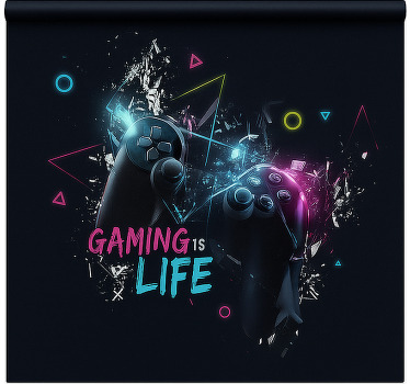 Store enrouleur geek le jeu c'est la vie - TenStickers