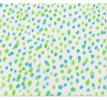 Store enrouleur pour chambre ado points bleus et verts - TenStickers