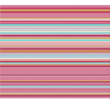 Rollo Fenster Jugenzimmer rosa streifenmuster - TenStickers