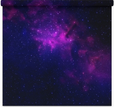 Rollo Fenster Jugenzimmer lila galaxiestern - TenStickers