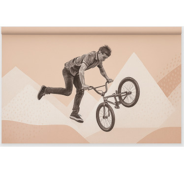 Rollo Fenster Jugenzimmer bmx-stunt-action - TenStickers