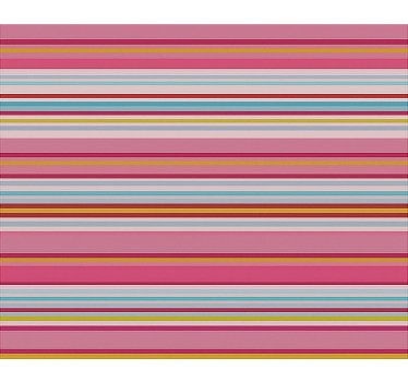 Rollo Fenster Jugenzimmer mehrfarbiges streifenmuster - TenStickers