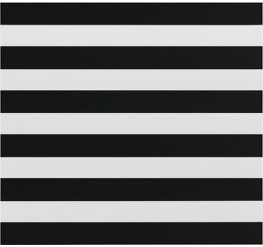 Zwart en transparant gestript rolgordijn eetkamer - TenStickers