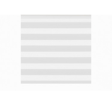 Transparante witte strepen rolgordijn eetkamer - TenStickers