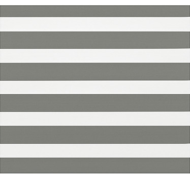 Grijstinten gestreept patroon eetkamer rolgordijn - TenStickers