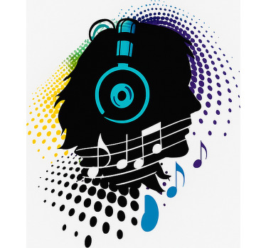 Store enrouleur pour chambre ado chef de musique - TenStickers