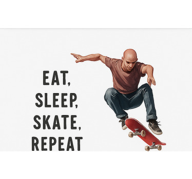 Store enrouleur pour chambre ado impression de skateboard - TenStickers
