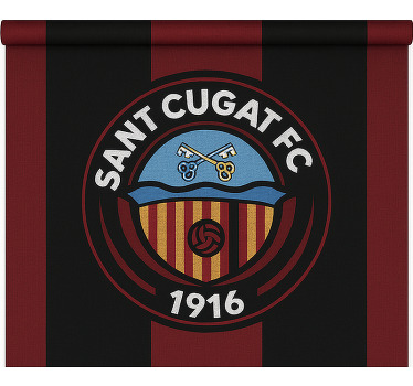 Estor enrollable fútbol escudo de sant cugat - TenVinilo