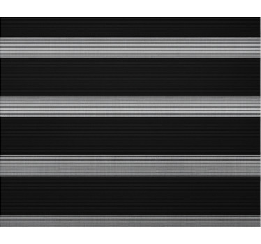 盲人主卧室設備黑色条纹透视设计 - TenStickers