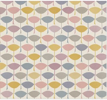 Tenda a rullo stile nordico uccelli colibrì colorati - TenStickers