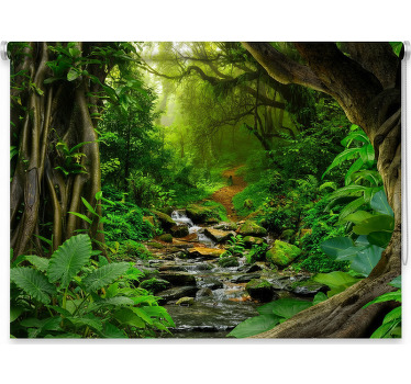 Tree blind tropical forest retreat - TenStickers