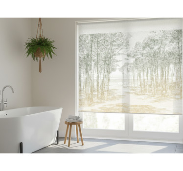 Tree blind vintage forest shore - TenStickers