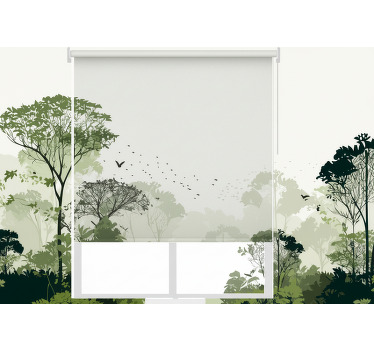 Tree blind minimalist horizon trees - TenStickers