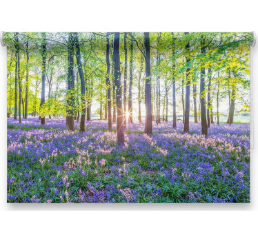 나무가 있는 블라인드 자연에서 영감을 받은 현대적 디자인 - TenStickers