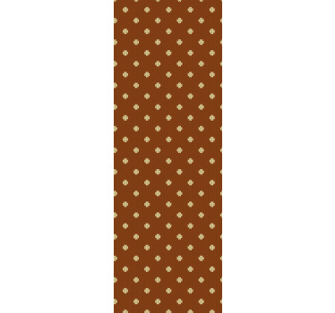 Roleta do kancelárie hnedý krížový vzor - Tenstickers