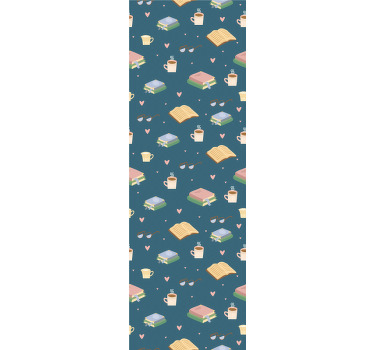 Roleta do kancelárie s útulným čítacím vzorom - Tenstickers