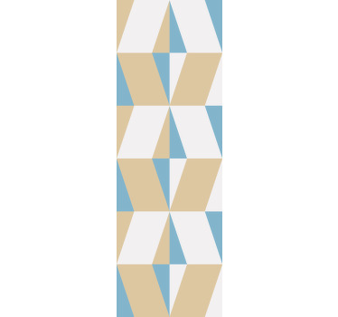 Roleta do kancelárie geometrické minimalistické tvary - Tenstickers