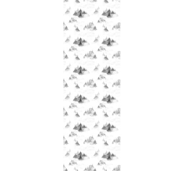 Roleta do kancelárie silueta tmavého lesa - Tenstickers