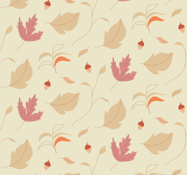 Toile fenêtre bureau feuilles d'automne - TenStickers