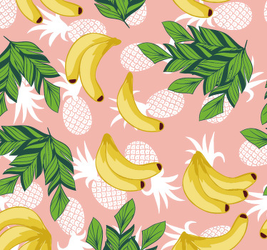 Store enrouleur cuisine feuillage de fruits tropicaux - TenStickers